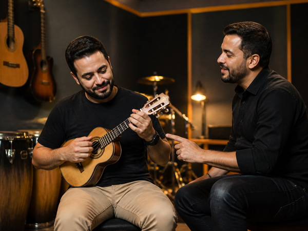 Aula de Cavaco na Musicando Anália Franco